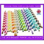 Biodegradable 10.5" (270mm) Paper Straws for Cocktails, Tumblers- Birthday Party 2 biodegradable paper straws