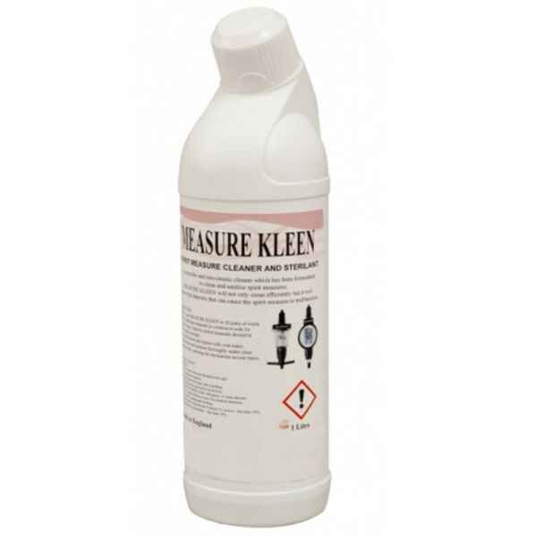 Optic Spirit Measure Cleaner & Sterilant 1 Litre Bottle Kleen Pub Bar Equipment 1 spirit measure cleaner