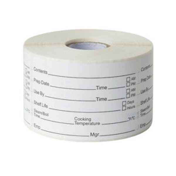 Sous Vide Adhesive Labels for Vacuum Seal Food Bags Water Bath - Roll of 500 1 sousvideadhesivelabelsforvacuumsealfoodbagswaterbathrollof50025250p