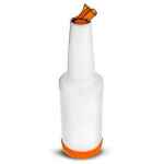 Store & Pour Orange - Save and Serve Pourer 1ltr - Cocktail Pourer Drink Storage 2 cocktail pourer