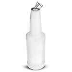 Store & Pour White - Save and Serve Pourer 1ltr - Cocktail Pourer, Drink Storage 2 cocktail bottle pourers