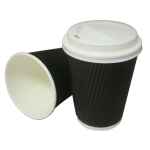 8oz Black Ripple Coffee Cup 4 51YN6Q4KvxL. SL1000