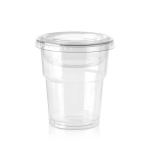 8oz RPET Clear Smoothie Cups 4 8oz Smoothie Cups