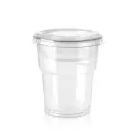 8oz RPET Clear Smoothie Cups 4 8oz Smoothie Cups