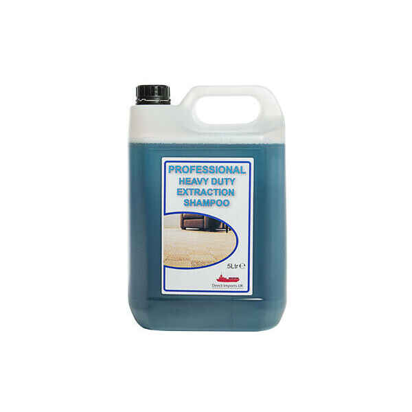 Professional Heavy Duty Carpet Extraction Shampoo - 5L 1 Carpet Cleaner Shampoo