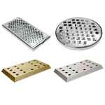 Drip Tray Stainless Steel/Brass 2 Drip Tray Stainless Steel/Brass