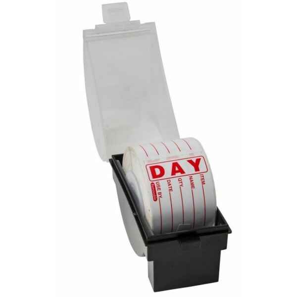 Dispenser & Red Prepped Food Date Labels Combo 1 57 11