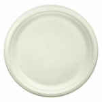 10'' Round Bagasse Plates 2 Round Bagasse Plates