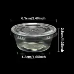 2 fl.oz Sauce Deli Pot & Separate Lid 4 2oz pot