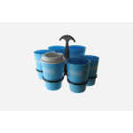 Fold Away Cup Carrier / Glass Holder - Holds up to 6 cups at once! 5 s l1200 105