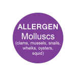 25mm Round Purple Allergen Labels - Various Warnings In 1000 Sticker Rolls 9 s l1200 28