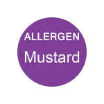 25mm Round Purple Allergen Labels - Various Warnings In 1000 Sticker Rolls 10 s l1200 29