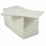 Tablin Airlaid Luxury White Napkins - Quality Linen Feel - 40cm / 8 Fold 4 Poppies Tablin Airlaid Luxury White Napkins