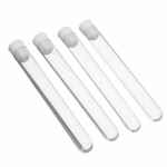Clear Plastic Test Tubes & Caps 150 x 16mm (20ml) 2 Clear Plastic Test Tubes