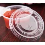 2 fl.oz Sauce Deli Pot & Separate Lid 2 4oz pot