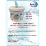Tub of 1000 Virucidal Disinfectant Surface Wipes 3 s l1200 10
