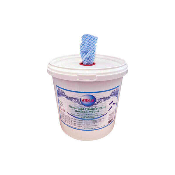 Tub of 500 Virucidal Disinfectant Surface Wipes 1 Disinfectant Wipes