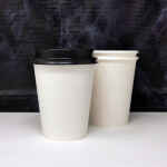 White Single Walled Paper Coffee Cups - 12oz 3 IMG 20201124 131720 scaled