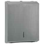 Brushed Stainless Steel Hand Towel Dispenser 2 hand towel dispenser