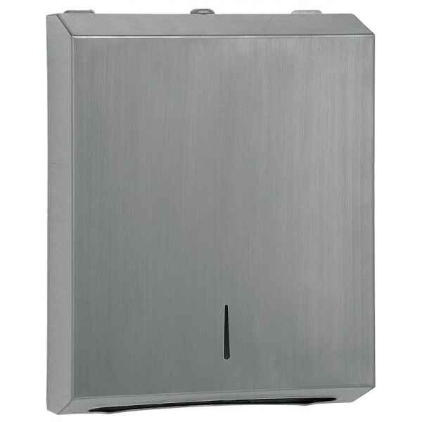Brushed Stainless Steel Hand Towel Dispenser 1 hand towel dispenser