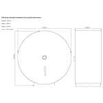 Brushed Stainless Steel Hand Towel Dispenser 3 304 grade brushed stainless steel jumbo dispenser 1