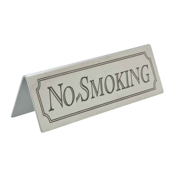 No Smoking Table Sign 1 57 36
