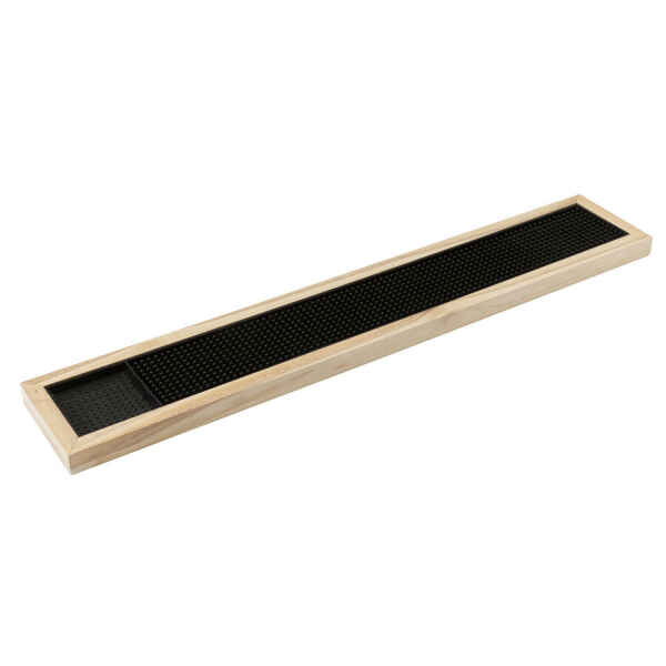 Rubber Bar Mat with Wooden Frame 1 57 48