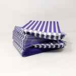 Purple Candy Stripe Paper Sweet Bag 5x7 2 57 23