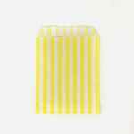 Yellow Candy Stripe Paper Sweet Bag 5x7 3 s l1200 31