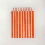 Orange Candy Stripe Paper Sweet Bag 5x7 3 s l1200 33