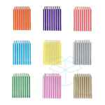 Yellow Candy Stripe Paper Sweet Bag 5x7 5 s l1200 9