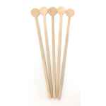 1000 x Wooden Disc Stirrers for Drinks (20cm) 2 s l1200