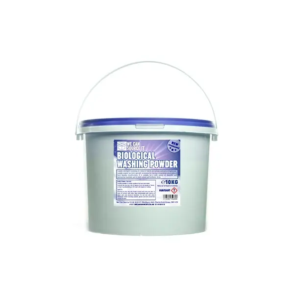 Professional Bio Washing Powder 10kg Tub - Up To 250+ Washes 1 biological washing powder