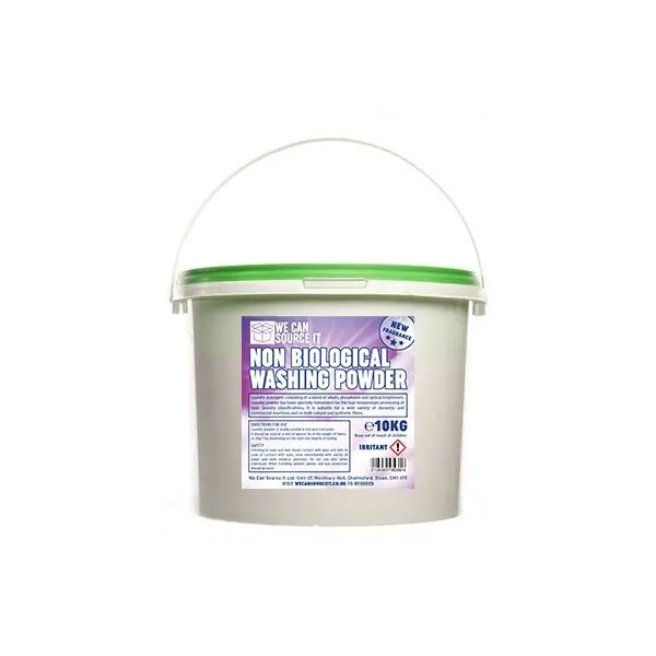 Professional Non Bio Washing Powder 10kg Tub - Up To 250+ Washes 1 Non bio washing powder