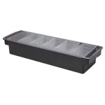 Plastic Condiment Holder 6 Compartment 2 BE 3766