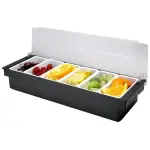 Plastic Condiment Holder 6 Compartment 4 BE 3766 4