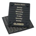 Hours of Business Sign Board 8 BE B192 1 1