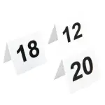 Plastic Table Numbers 11-20 Set 3 l982