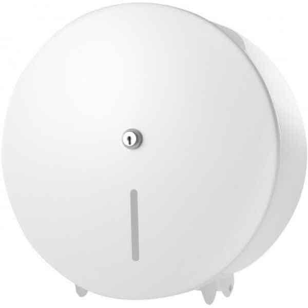 c21 jumbo toilet roll holder white metal