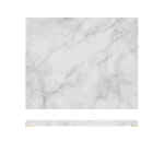 White Marble Agra Melamine GN 1/2 Slab 32.5 x 26.5cm 2 AG120824