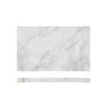White Marble Agra Melamine GN 1/3 Slab 32.5 x 17.6cm 2 AG130824