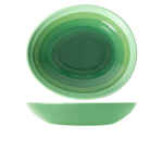 Shoots Green Atlantis Melamine Oval Bowl 38 x 32.5 x 7cm 2 AL382857