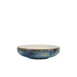 Terra Porcelain Aqua Blue Two Tone Coupe Bowl 20.5cm - Pack of 6 2 CBT PBL205