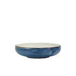 Terra Porcelain Aqua Blue Two Tone Coupe Bowl 22cm - Pack of 6 2 CBT PBL22