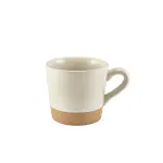 GenWare Kava White Stoneware Coffee Cup 34cl/ 12oz - Pack of 6 2 CUP KW34
