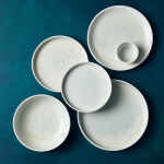 Terra Porcelain Pearl Presentation Plate 20.5cm - Pack of 6 4 LFST0324011