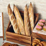 GenWare Acacia Wood Angled Crate GN 1/2 3 LFST0324122