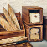 GenWare Acacia Wood Bread Box GN 1/3 3 LFST0324128