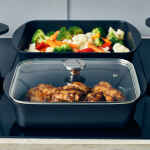 GenWare Glass Lid For Cast Aluminium Roaster 35 x 22cm 3 LFST0324140