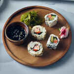 GenWare Acacia Wood Presentation Plate 20.5cm 5 LFST0324155